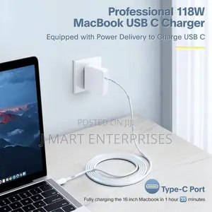 Mac Book Pro Charger - 118w Usb C Fast Charger Power Adapter