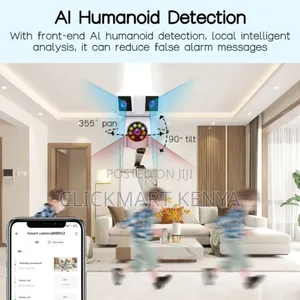 Triple Lens CCTV Camera Home Surveillance CCTV Camera