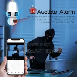 Triple Lens CCTV Camera Home Surveillance CCTV Camera