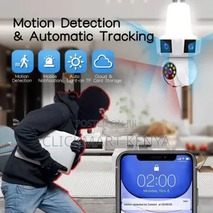 Triple Lens CCTV Camera Home Surveillance CCTV Camera