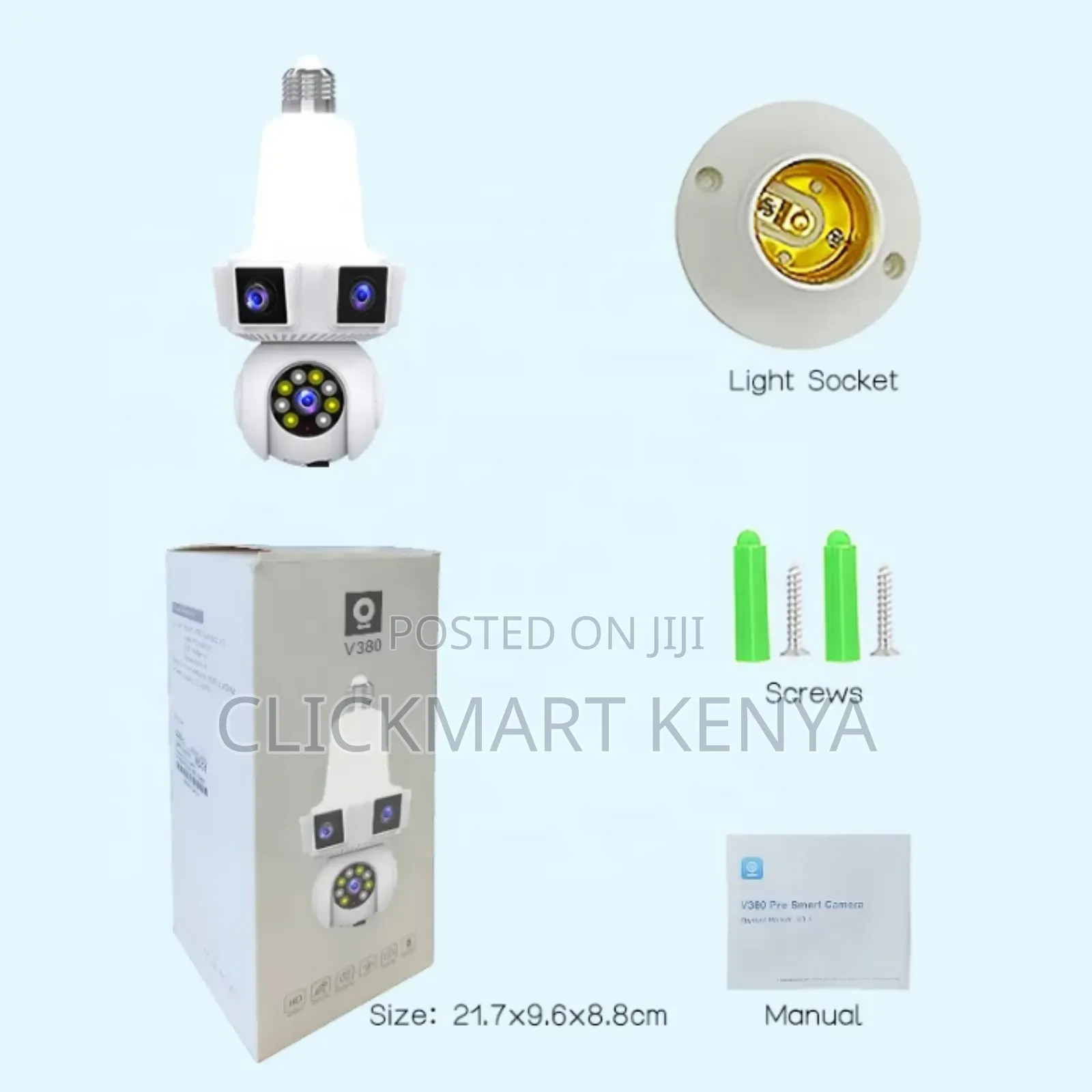 Triple Lens CCTV Camera Home Surveillance CCTV Camera