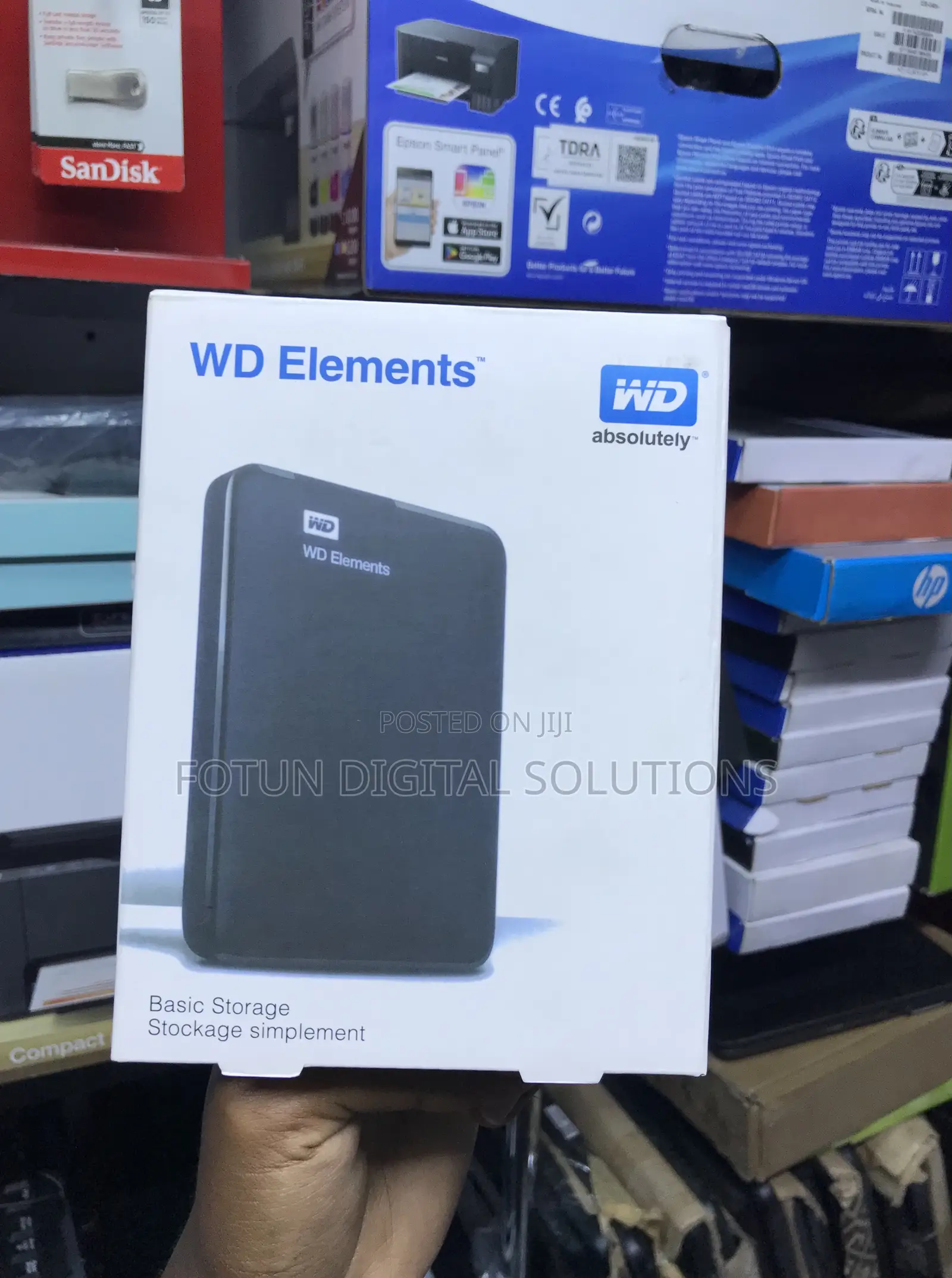 External Hard Drive Case for 2.5" Sata HDD/SSD - Wd Elements Model