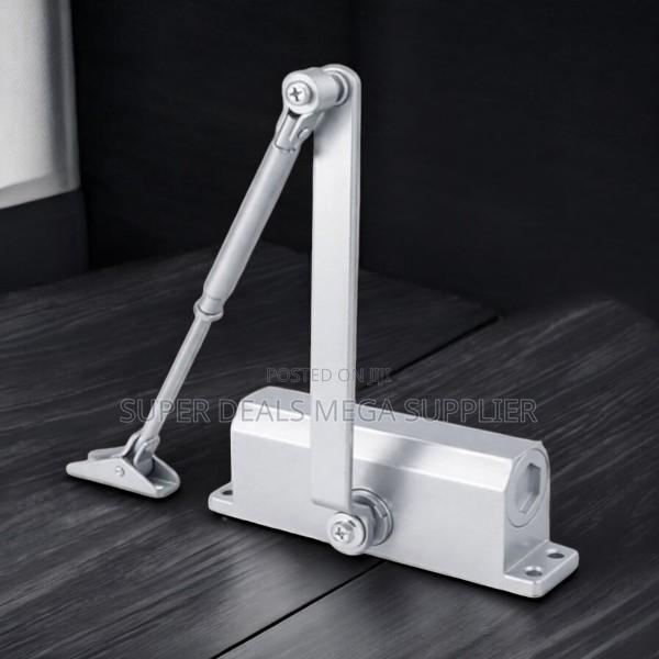 Universal Automatic Door Closer With Adjustable Closing Mechanism