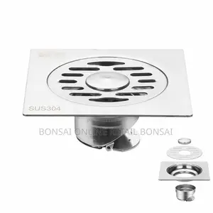 Sus304 Stainless Steel Floor Drain 12×12cm – Anti-Clog, Rust-Proof