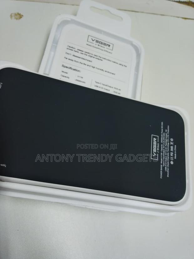 Veger V11w 25,000mah Portable Power Bank Dual Usb