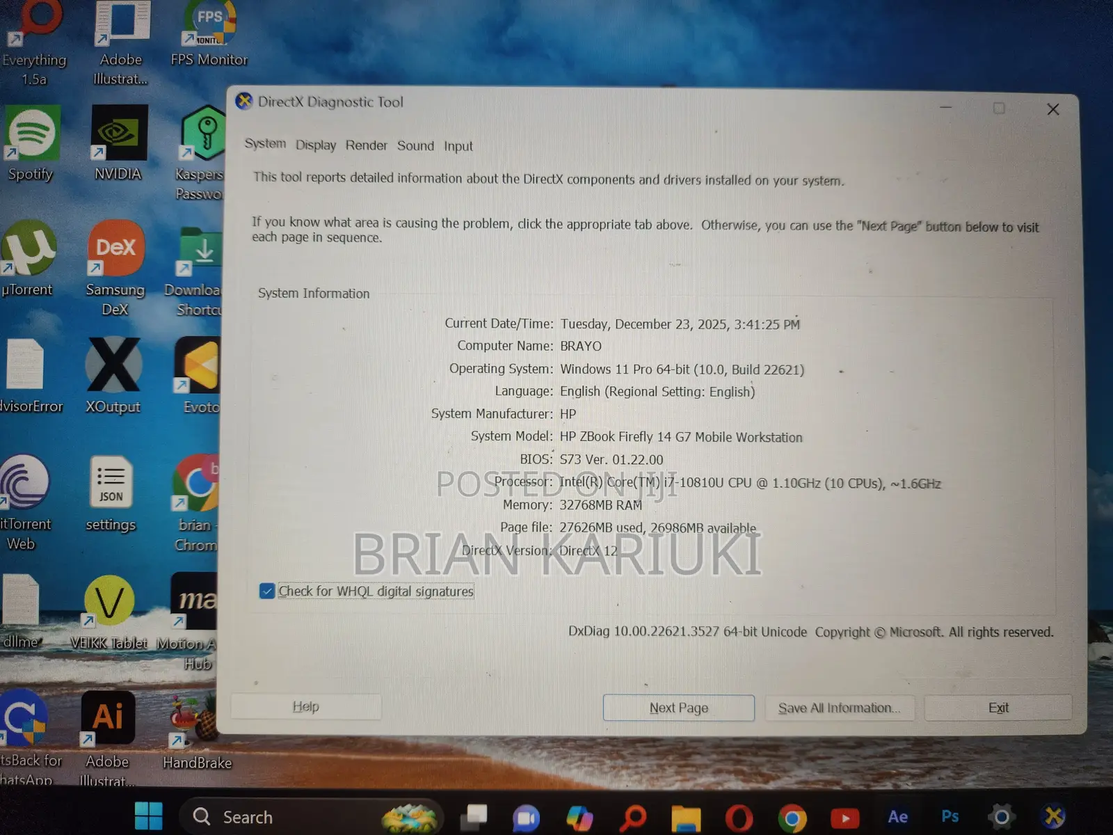 Laptop HP ZBook Firefly 14 G7 32GB Intel Core i7 SSD 1T