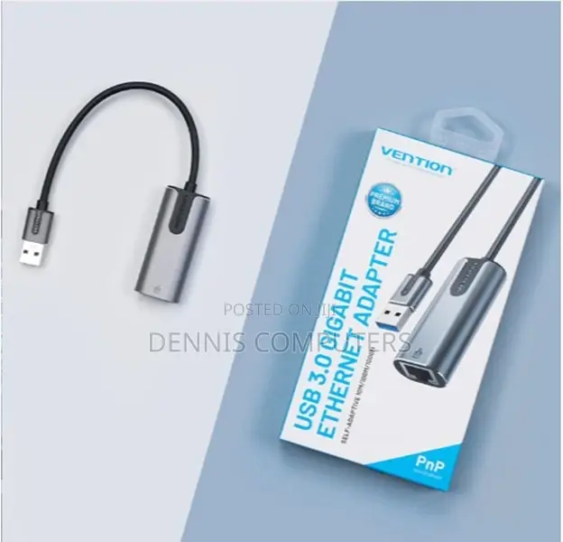 Vention Usb 3.0 to Gigabit Ethernet Adapter Gray 0.15m Aluminum Alloy
