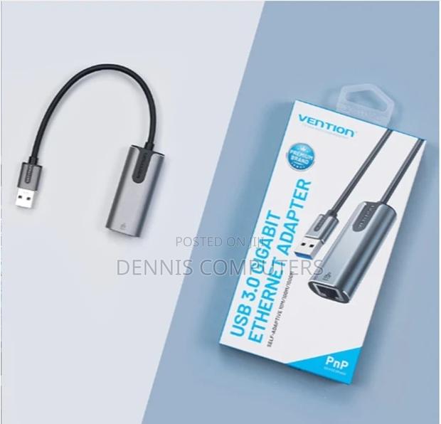 Vention Usb 3.0 to Gigabit Ethernet Adapter Gray 0.15m Aluminum Alloy