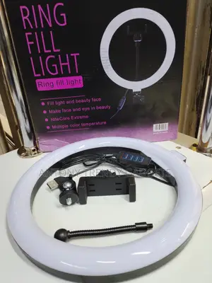10 Inch Led Ring Light With Stand For Live Streaming & Makeup