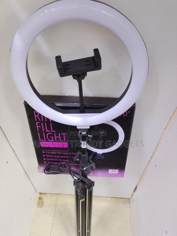 Usb 10” Ring Fill Light Kit With Tripod & Phone Holder - main view
