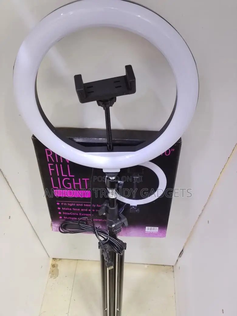 Usb 10” Ring Fill Light Kit With Tripod & Phone Holder