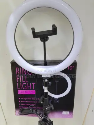 Professional 10” Led Ring Light With Stand For Tiktok & Zoom