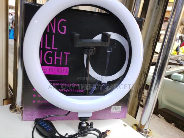 Portable 10 Inch Usb Ring Light With Tripod For Content Creators - main view