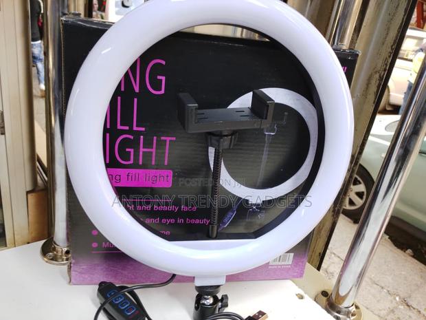 Portable 10 Inch Usb Ring Light With Tripod For Content Creators - thumbnail 3