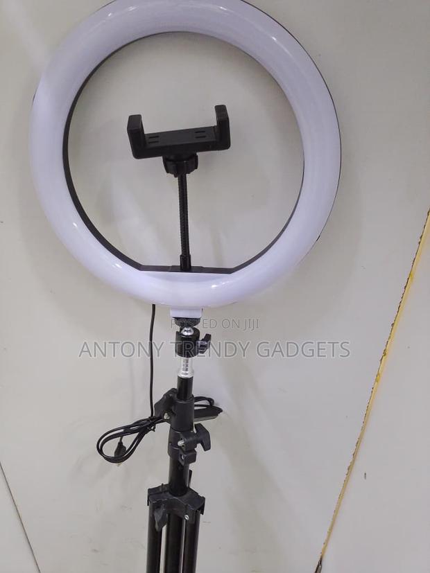 Usb 10” Ring Light With Stand – Perfect Lighting For Video Calls - thumbnail 3