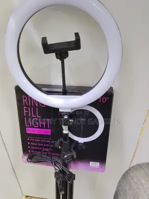 10-inch Usb Led Ring Light Kit With Stand For Content Creators