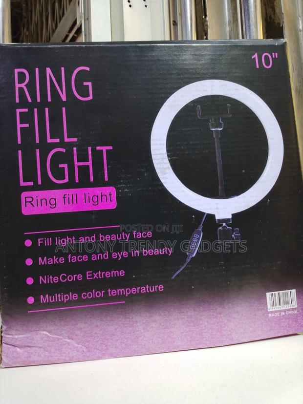 Usb Powered 10” Ring Light With Adjustable Stand - thumbnail 2
