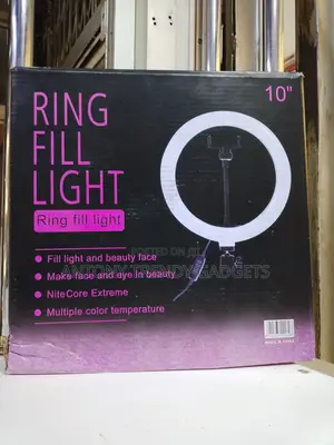 Dimmable 10” Led Ring Fill Light With Stand