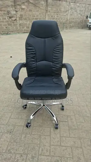 High Executive Leather Black Chair