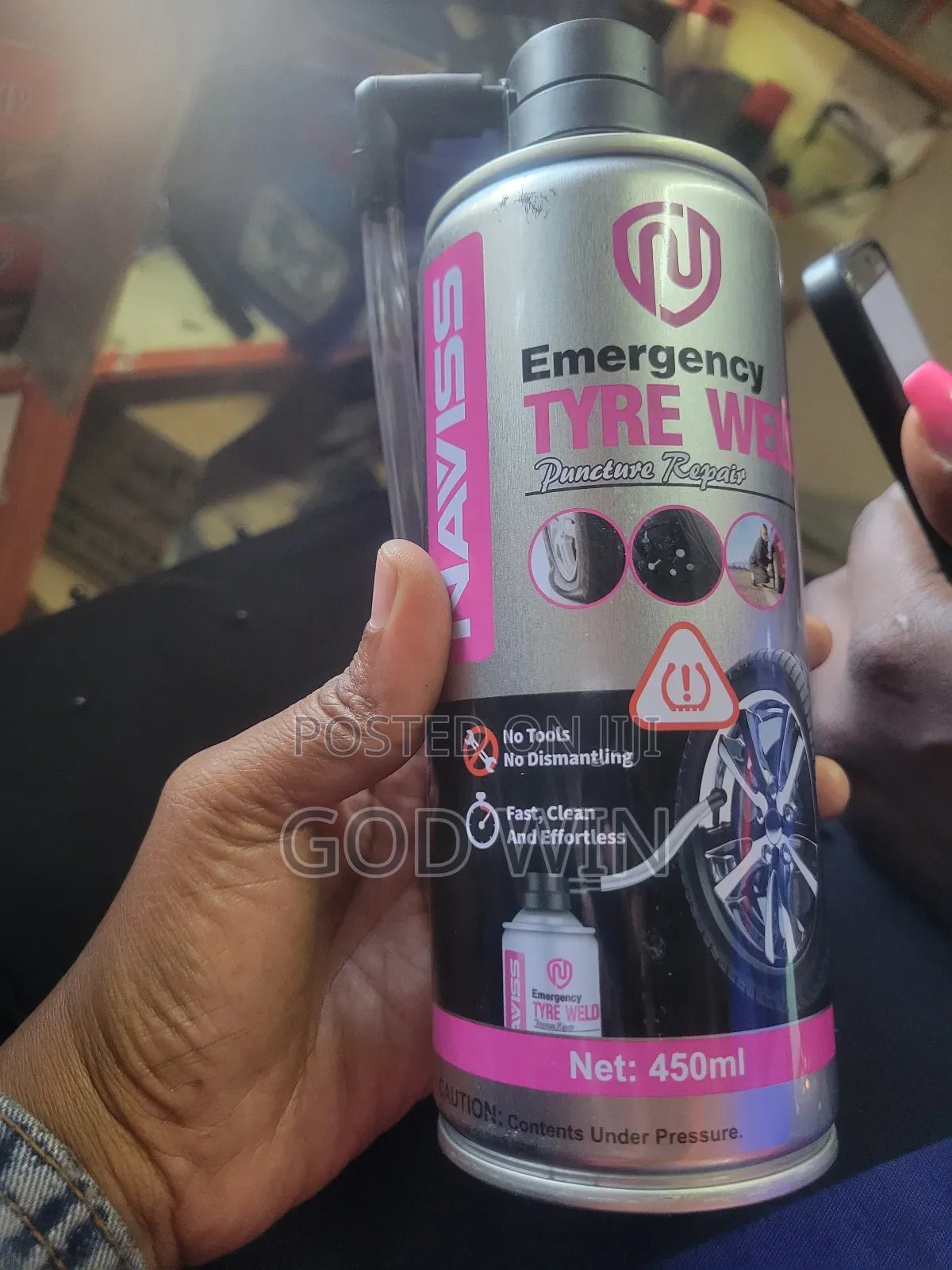 Emergency Tire Weld Repair