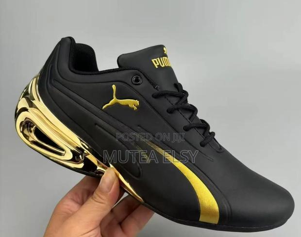 Black White Black Puma Sneakers - thumbnail 3