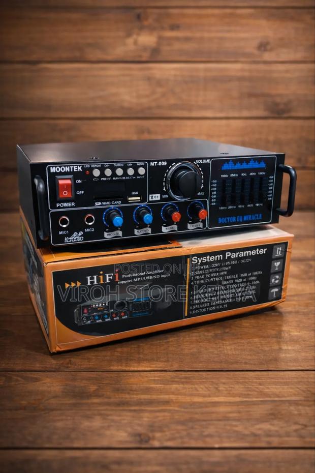 Moontek Mt-009 Hifi Professional Power Amplifier – Bluetooth, Usb ,Fm - main view