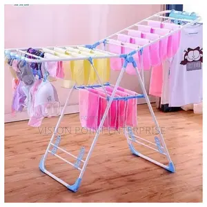 Portable Clothes Rack Assembled