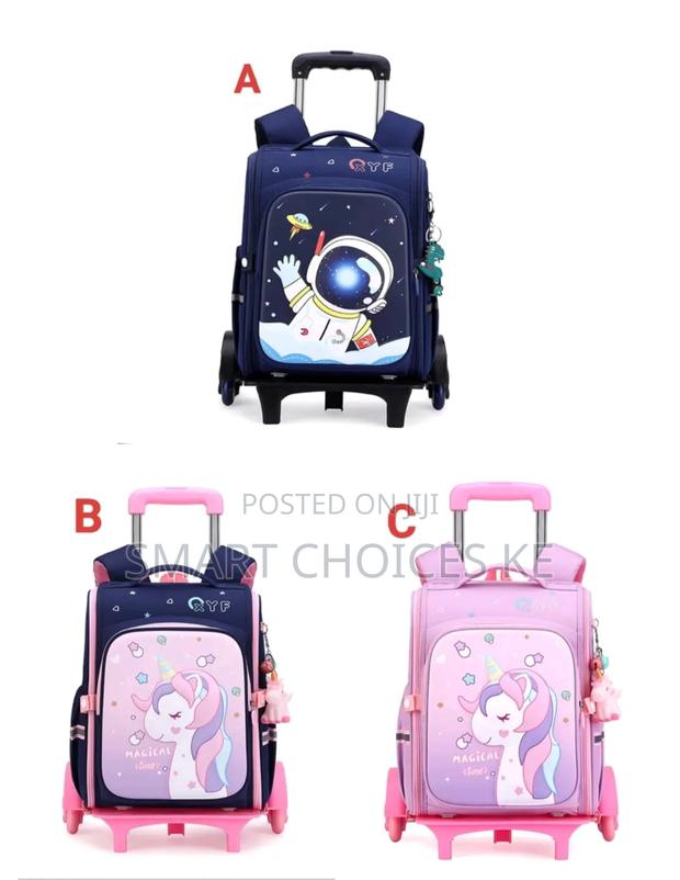 Rolling Trolley School Bag