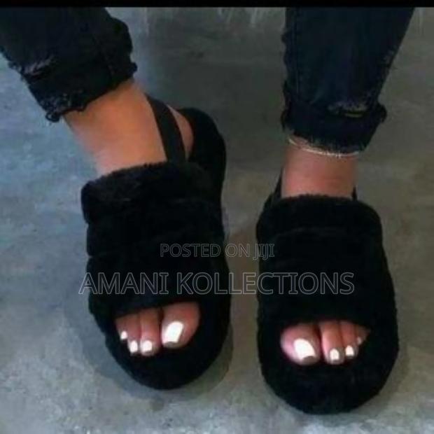 Fluffy Ladies Slide Available - Black - Eu 41 - main view