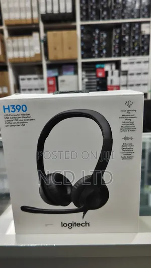 Logitech Usb Headset H390 With Noise Cancelling Mic