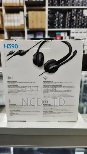 Logitech Usb Headset H390 With Noise Cancelling Mic