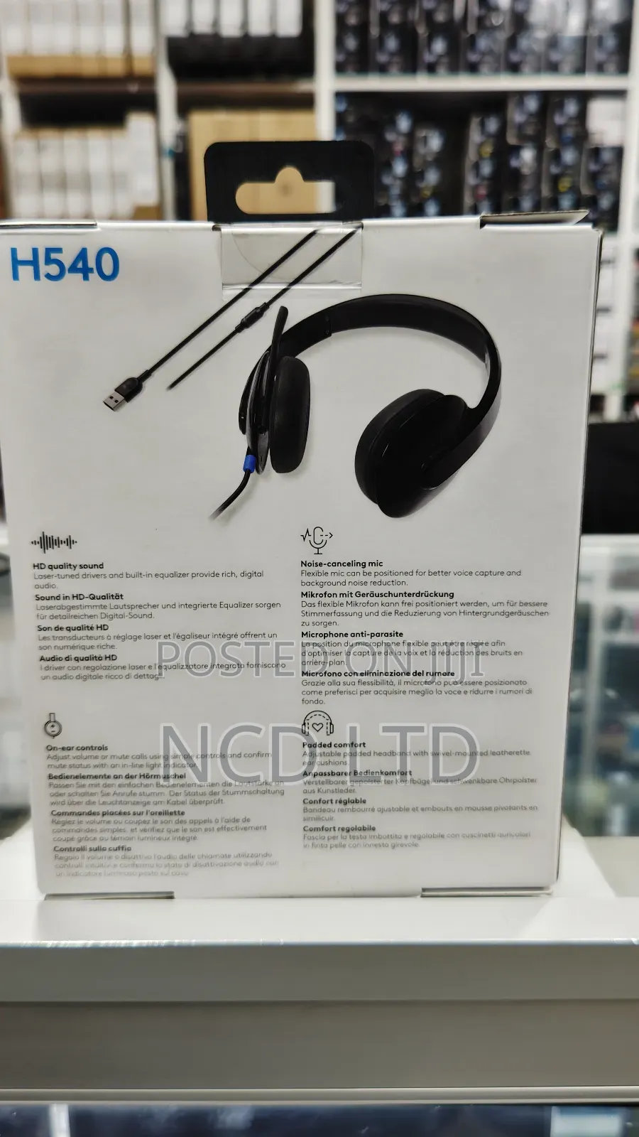 Logitech Usb Headset H540 for Windows and Mac, Skype