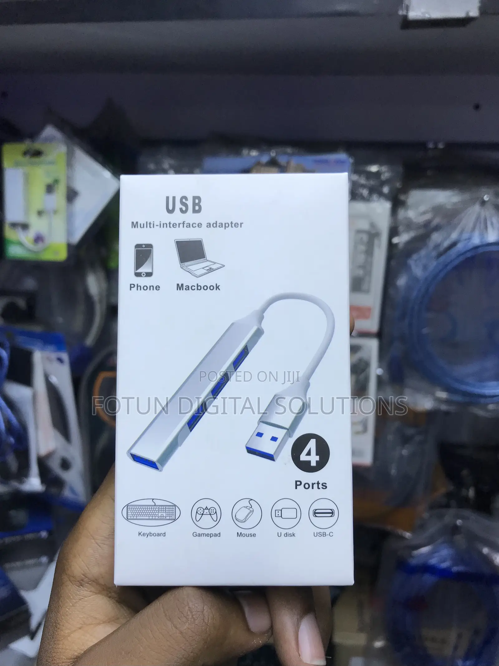 Affordable 4-Port Usb Expansion Hub - Connect 4 Devices at Once