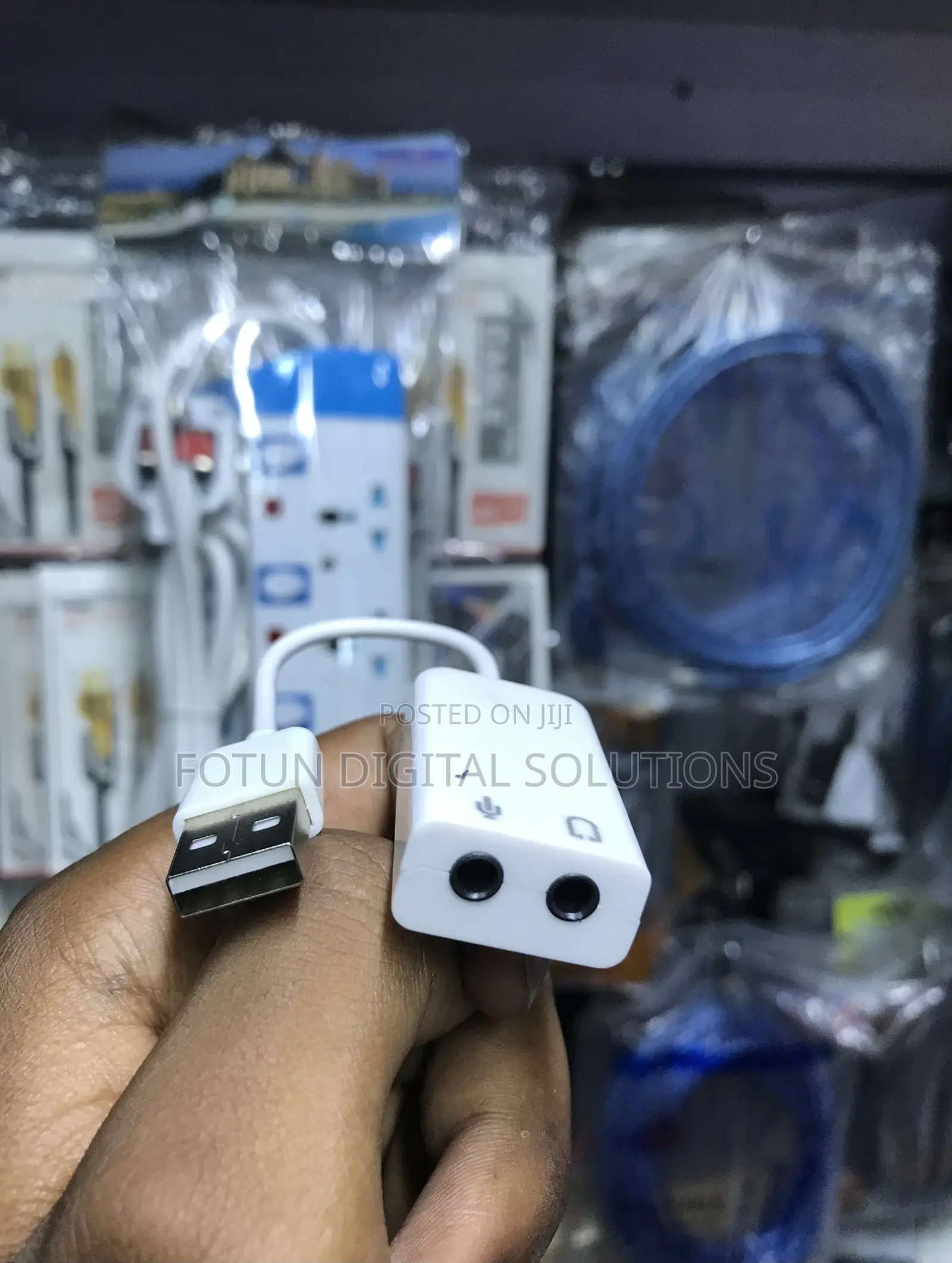 3.5mm Aux to Usb Audio Adapter - Add Mic Headphone Jack to Pc
