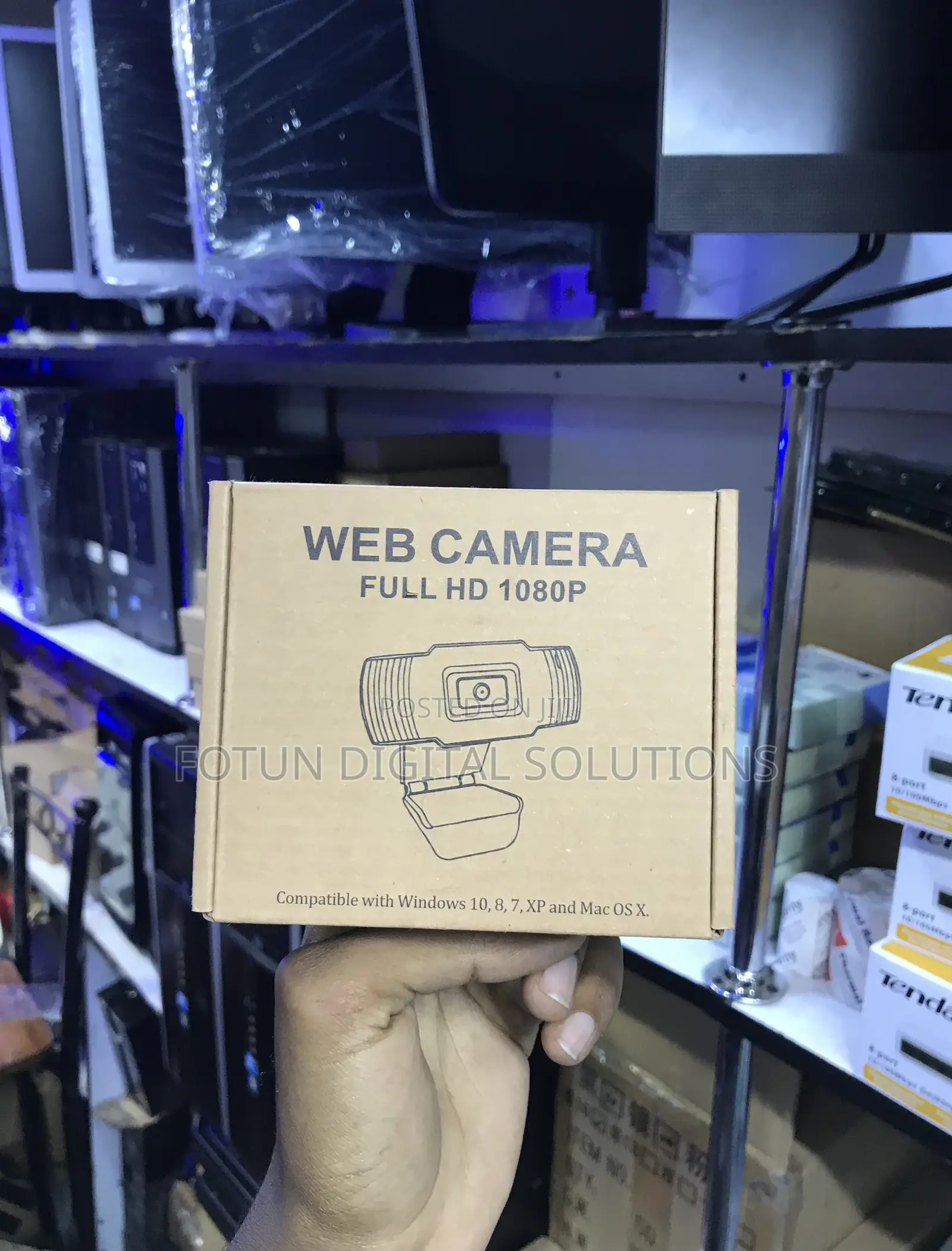Affordable 1080p Hd Web Camera With Microphone - Plug Play