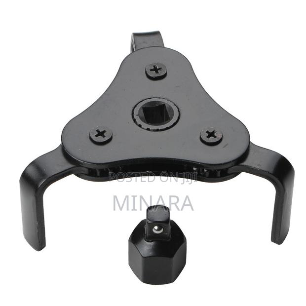 Oil Filter Wrench, 3 Jaw Filter Removal Tool - thumbnail 2