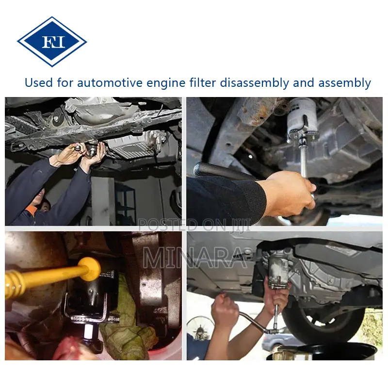 Oil Filter Wrench, 3 Jaw Filter Removal Tool
