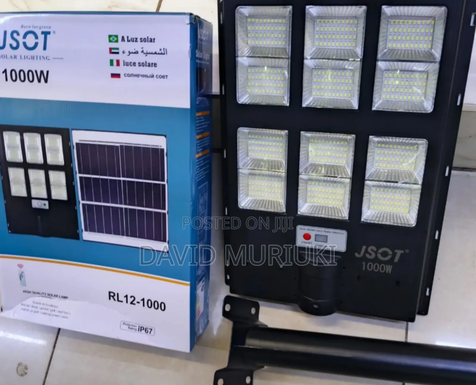 Modern Jsot Solar Street Light (Rl) Model100wats