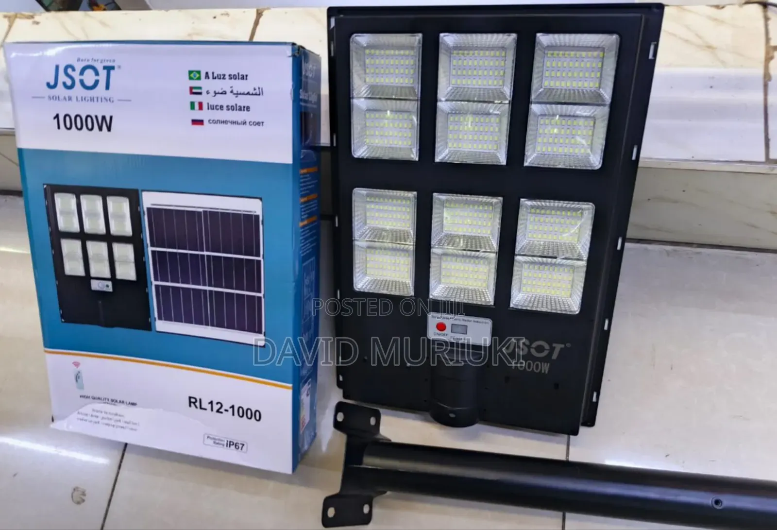 Modern Jsot Solar Street Light (Rl) Model300wats