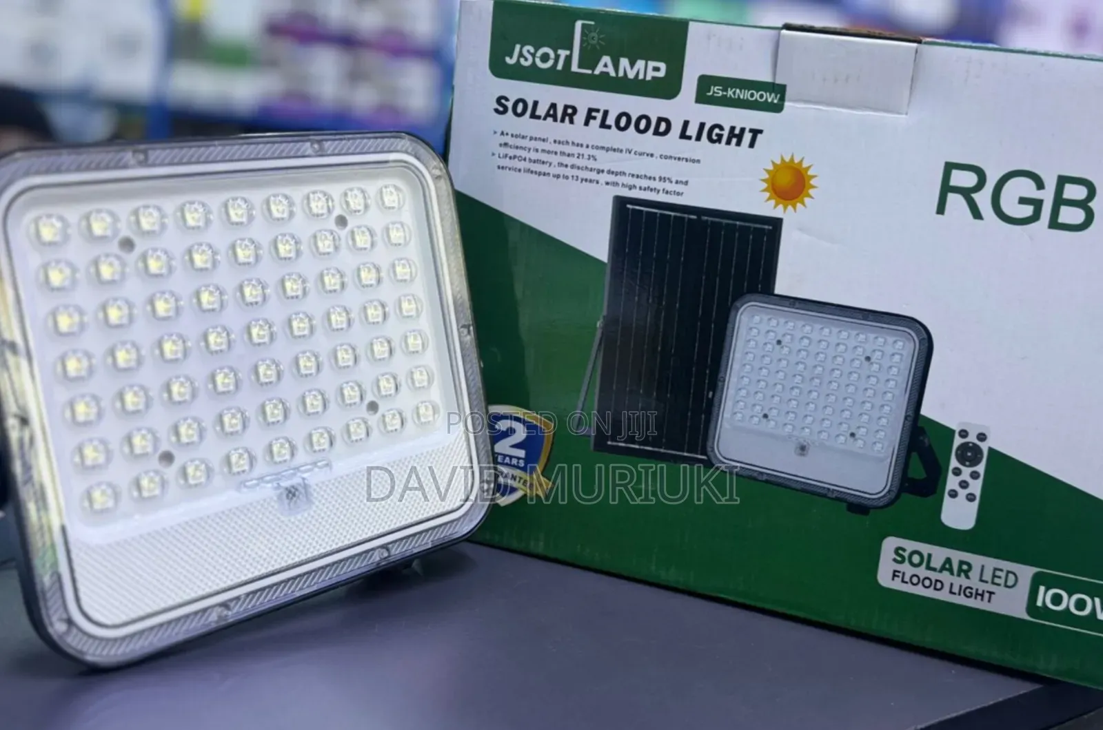 Jsot Electric Floodlight RGB Model100wats Higher Performance