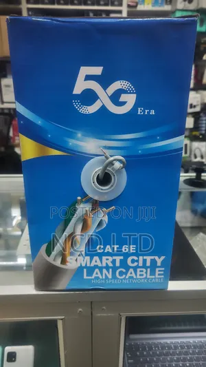 5g Smart City Lan Cable 305 Metres Cat6 U/Utp Network Cable