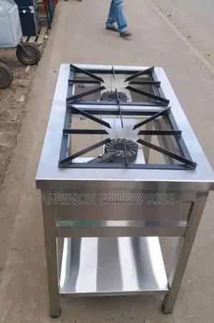 Double Burner Gas Cooker Commercial - thumbnail 2