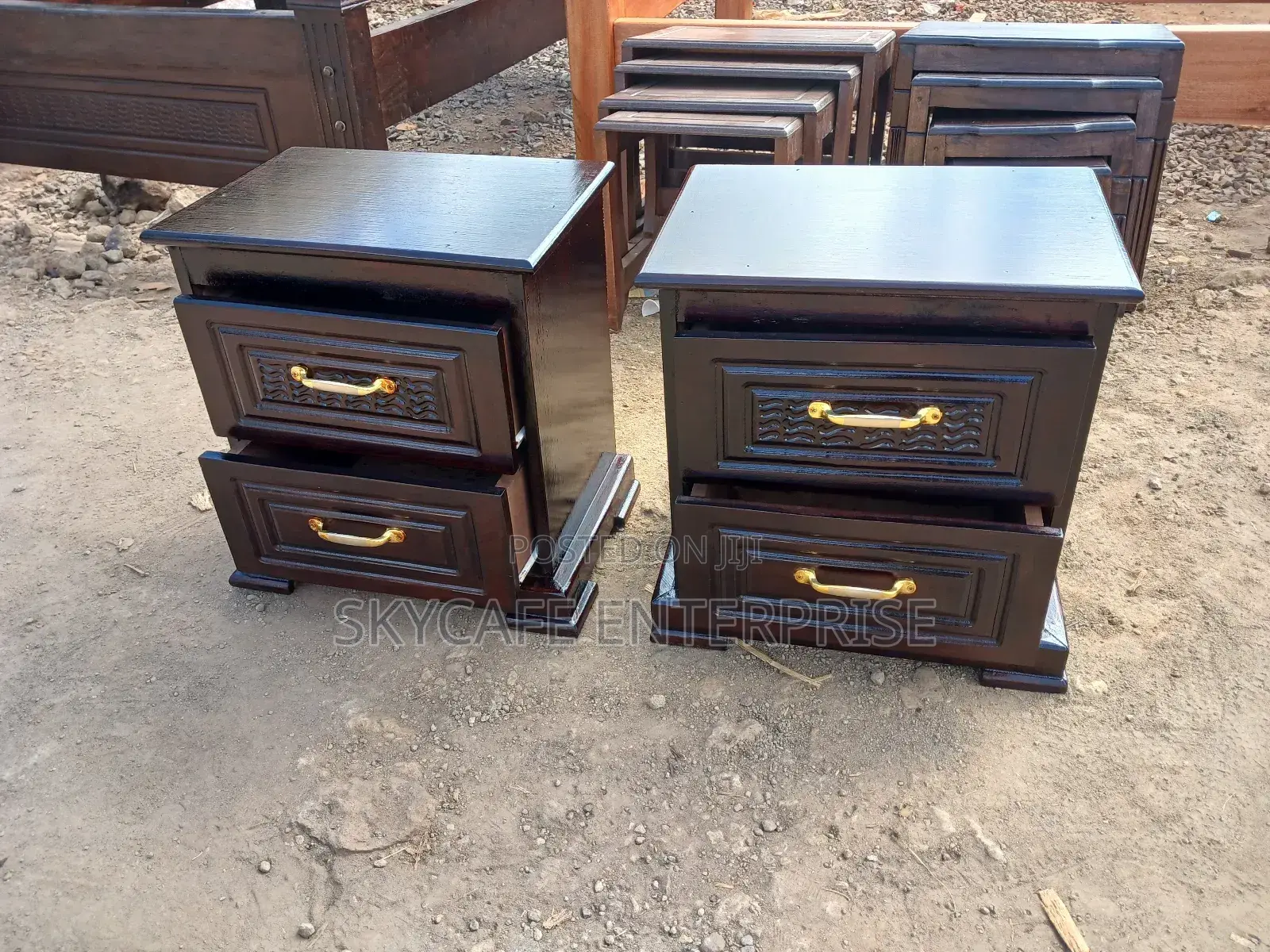Mahogany Side Tables