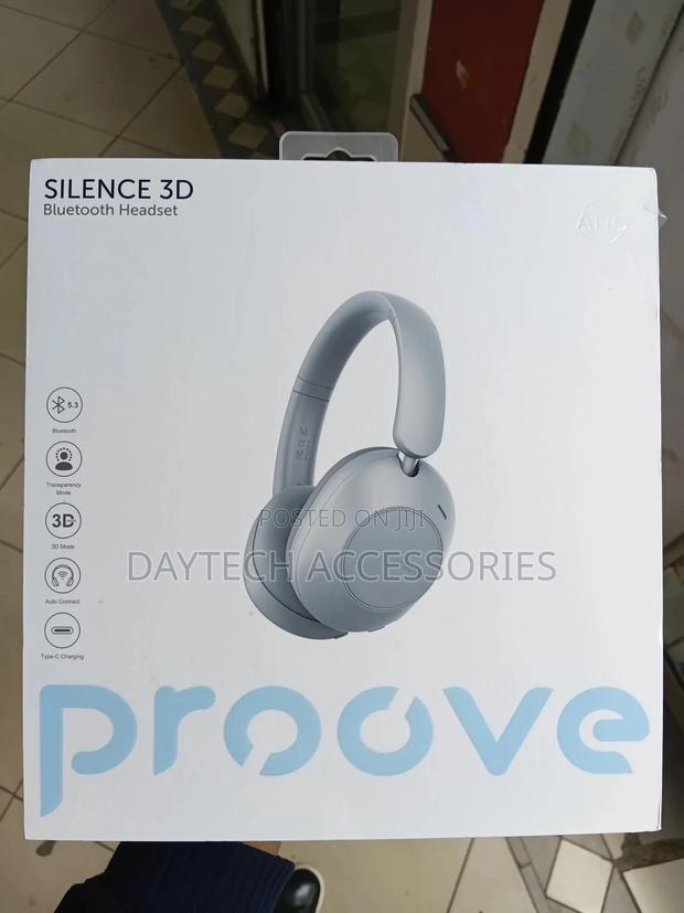 This Is a Proove Silence 3d Bluetooth Headset With Anc - thumbnail 3