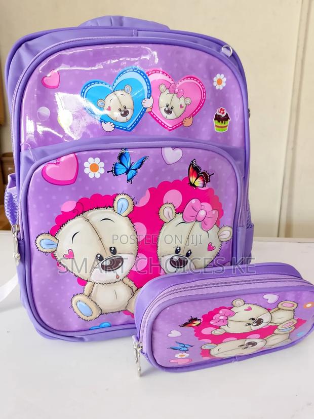 Cartoon Themed School Bag▫ With A Pencil Pouch