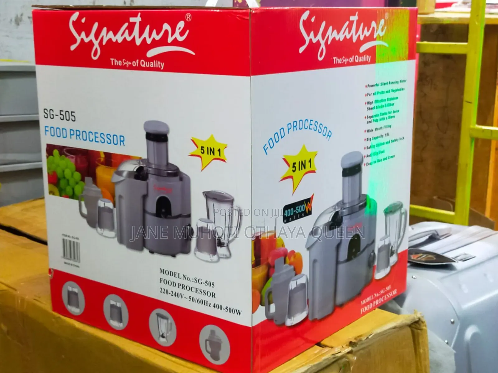 ` Signature Heavy Duty 5 in 1 Food Processor