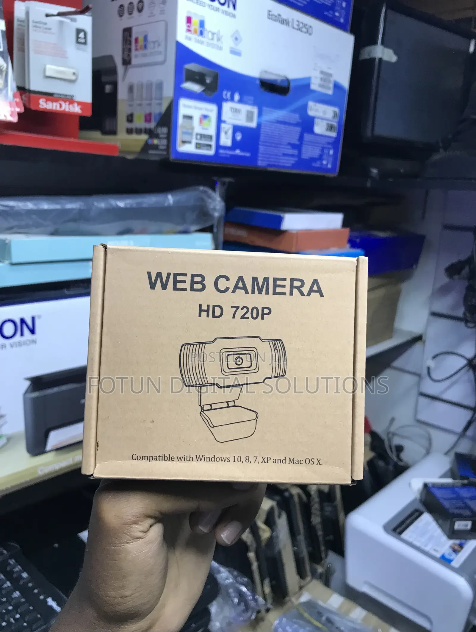 720p Hd Web Camera - Perfect for Students Family Video Calls