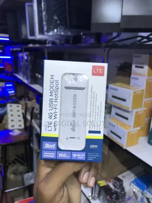3-in-1 4g Lte Internet Solution: Usb Modem, Wifi Router, Ethernet