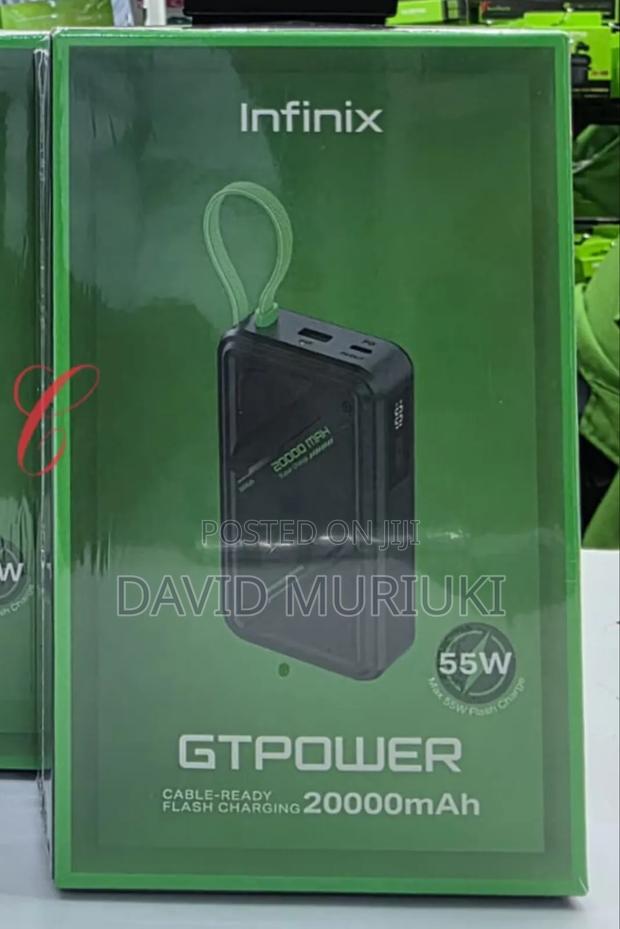 Infinix Gtpower 55wxp20gt 20000mah Flash Charge Laptop Power Bank - thumbnail 2