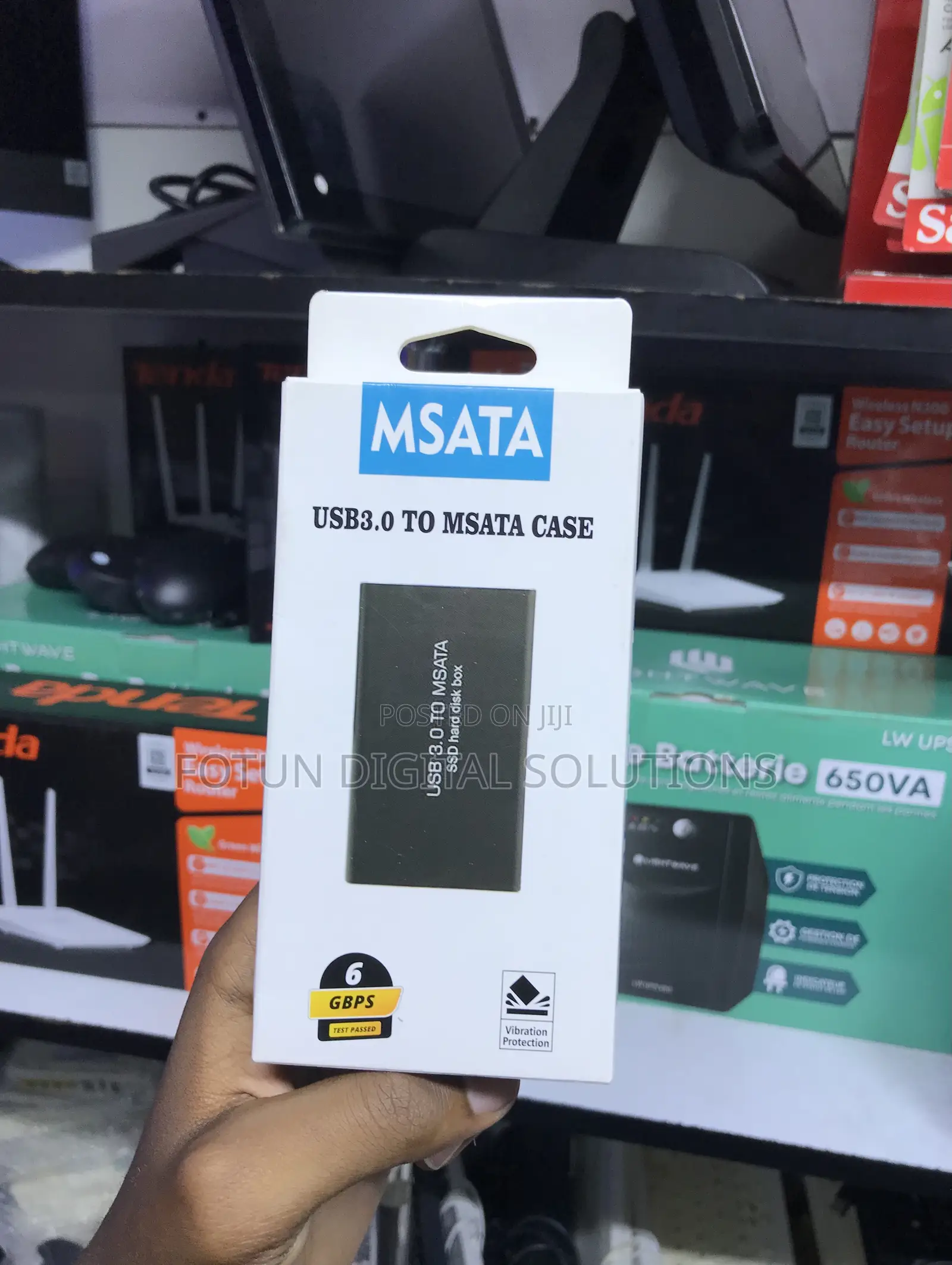 High-Speed Msata SSD to Usb 3.0 Sata Adapter Casing - Portable Fast